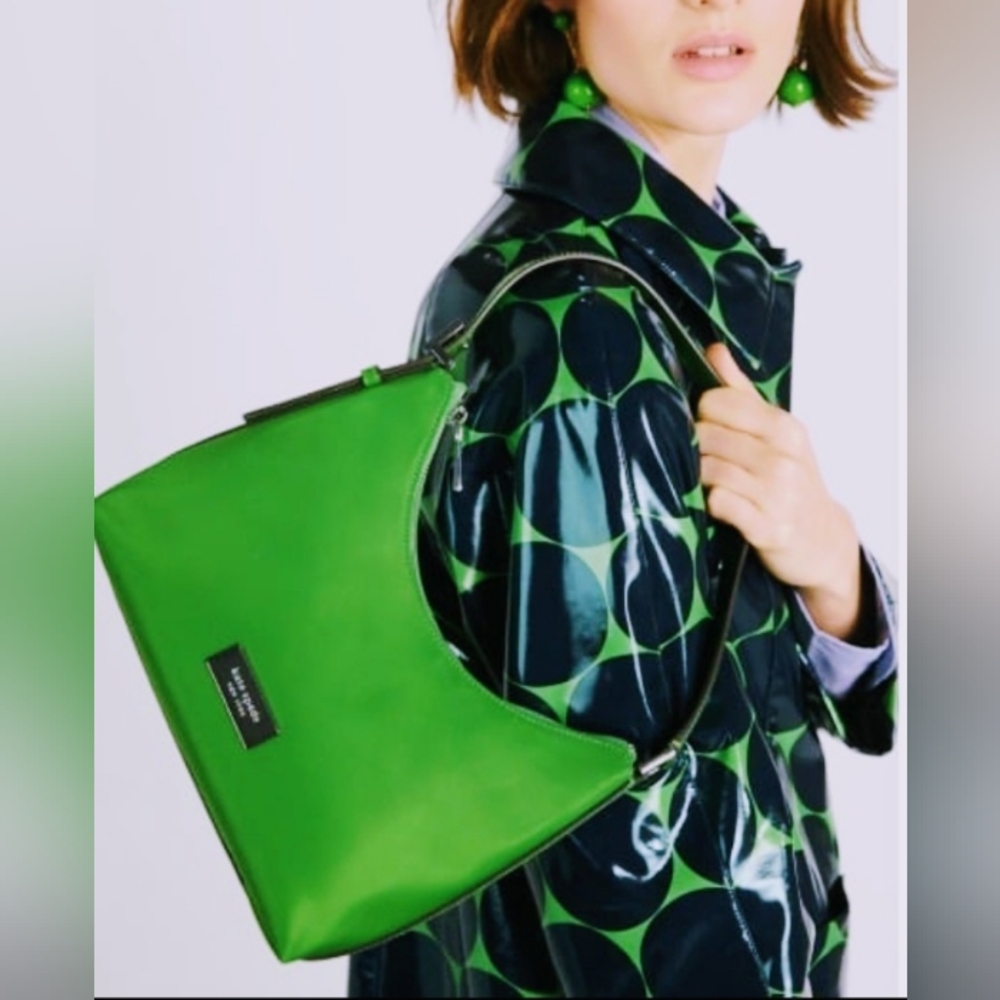 Kate Spade Sam Green Shoulder Bag Nylon